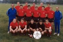 1967/68: 1. FC Nürnberg (© picture-alliance/dpa) Saison 1967/68: Die Fußballmannschaft des 1. FC Nürnberg posiert mit der Meisterschale.
