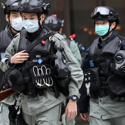 Police officers were frequent targets of doxxing during the 2019 anti-government protests. Photo: Dickson Lee