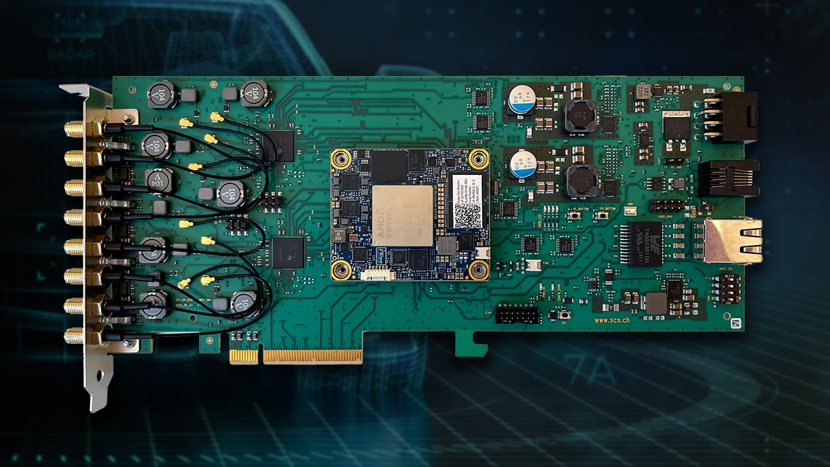 SCS and AMD Versal AI Edge Radar Evaluation Kit