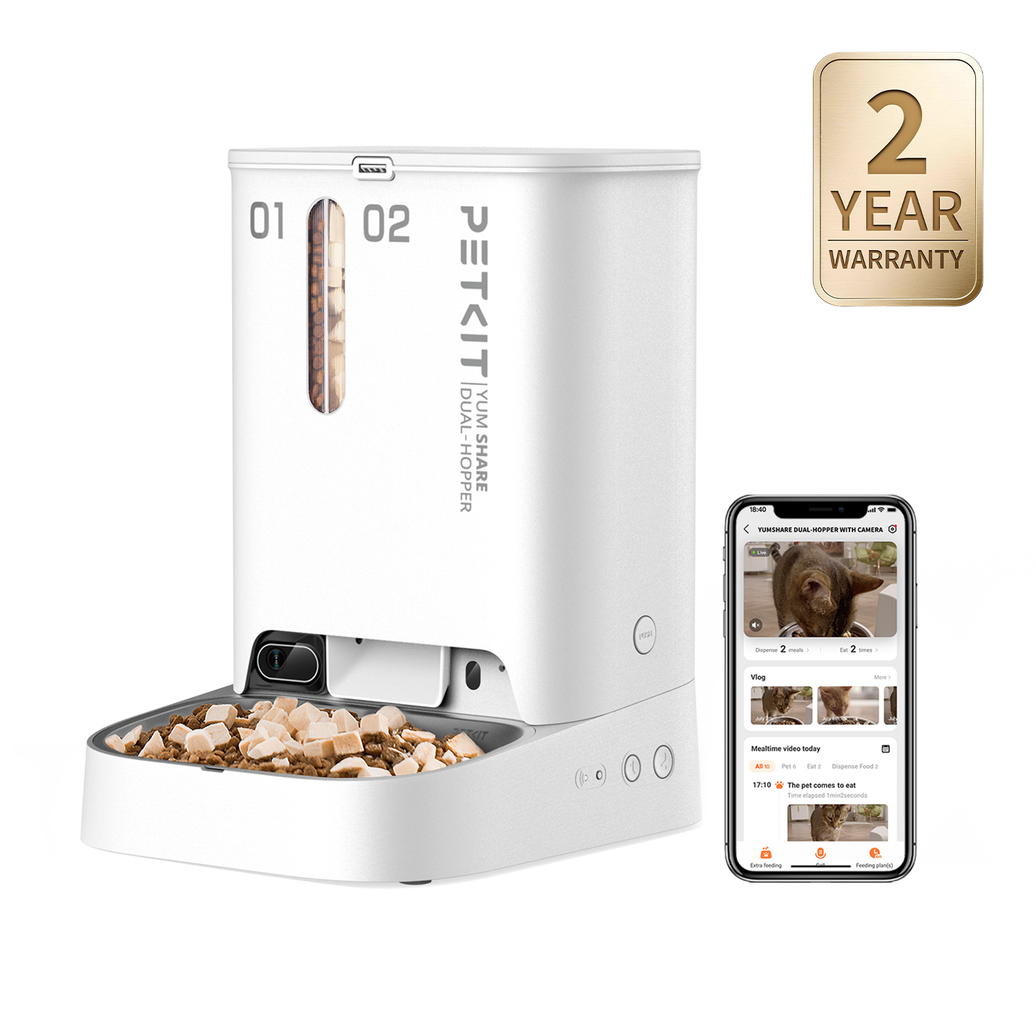 YumShare Dual-hopper