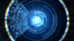 Technology Digital HUD Circles Design