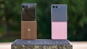Motorola Razr Ultra and Samsung Galaxy Z Flip 8 on a table.