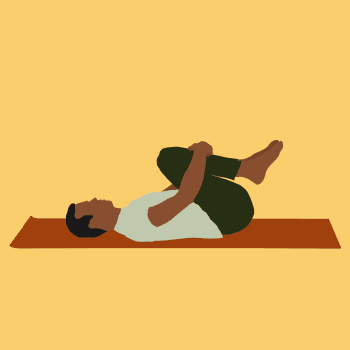 Knees-to-chest demonstration