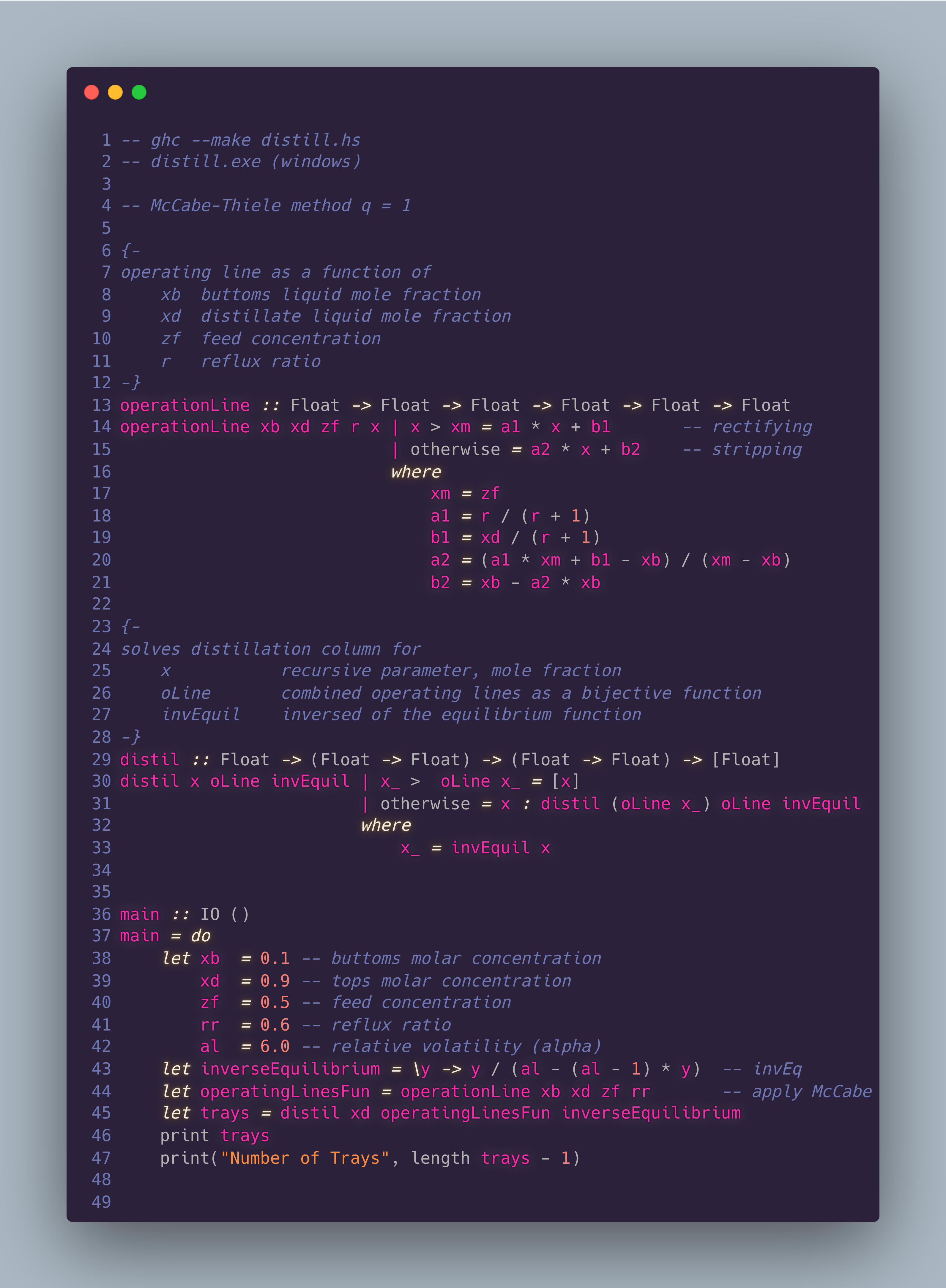 The most beautiful mccabe code!