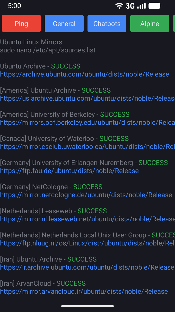 NodeLook Dark Theme Screenshot