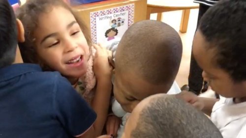 Classmates Of Girl With Cerebral Palsy Hug Her Goodbye Every Day | Happily
