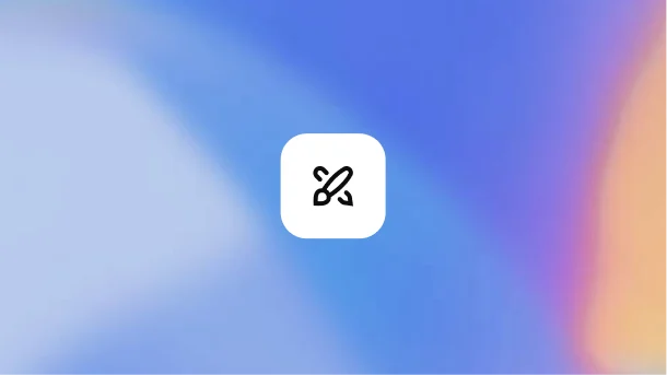 Rocket icon in a white square on a blue background.