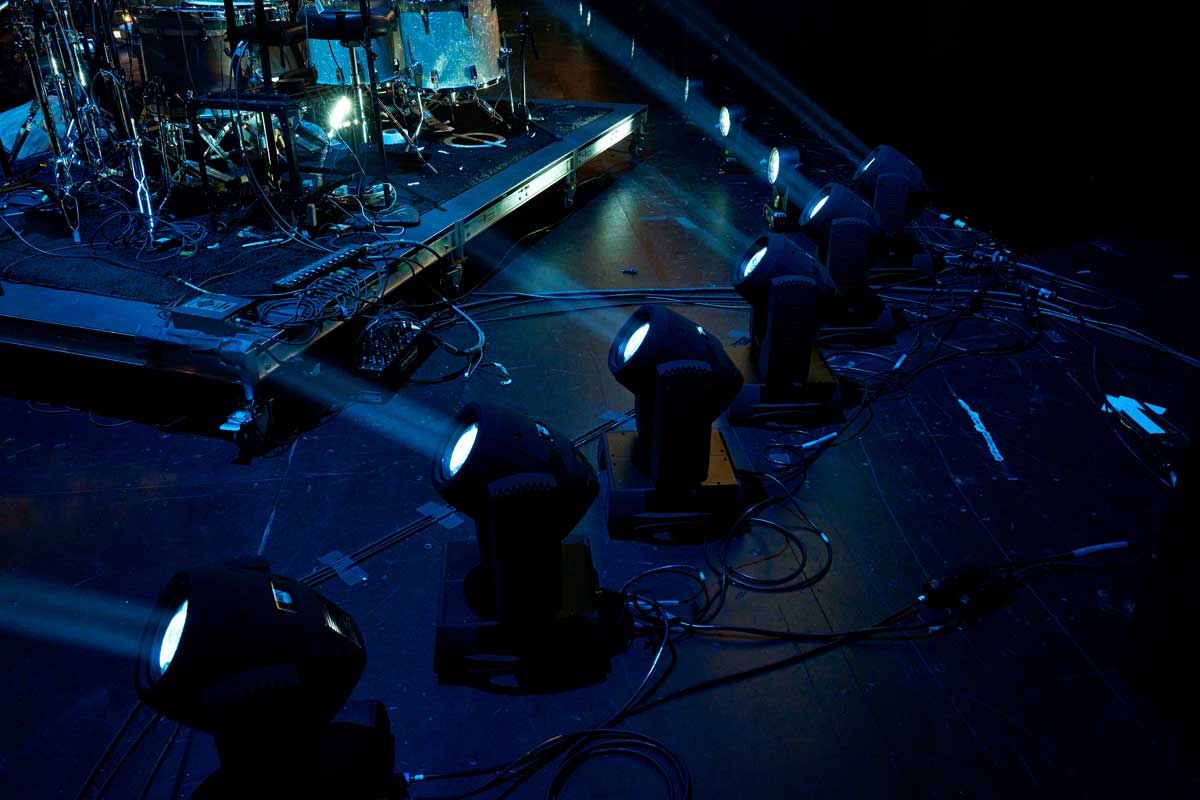 Crossroads Oakley Sunday service lighting stage tech light show praise Christian Tech