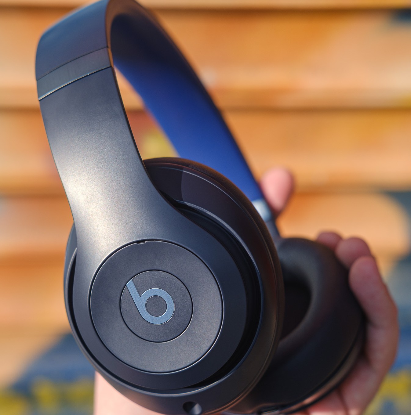 A product photo of the Beats Studio Pro noise-canceling headphones.