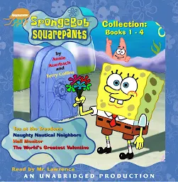 Значок приложения "Spongebob Squarepants Collection: Books 1-4: #1: Tea at the Treedome; #2: Naughty Nautical Neighbors; #3: Hall Monitor; #4: The World's Greatest Valentine"