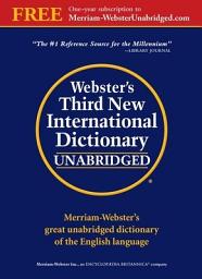 Значок приложения "Webster's Third New International Dictionary of the English Language, Unabridged: Volume 1"