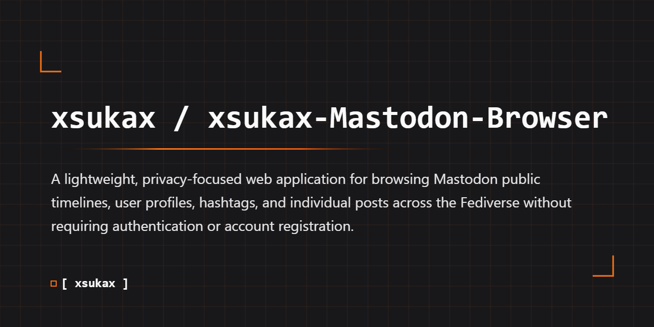 xsukax-Mastodon-Browser