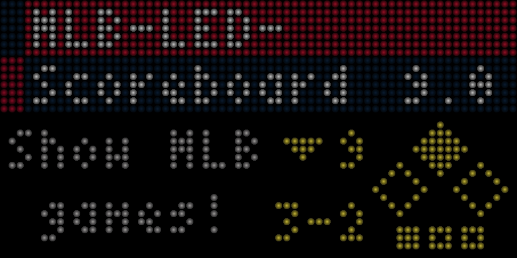mlb-led-scoreboard